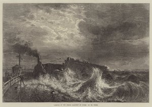 Arrival of the French Mail-Boat at Dover by Theodore Weber